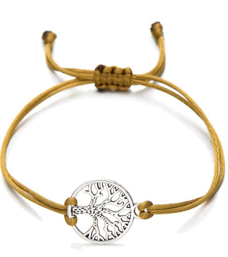 Hand-woven Red Rope Tree of Life Bracelet AURISTRA 