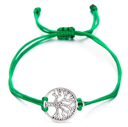 Hand-woven Red Rope Tree of Life Bracelet AURISTRA 