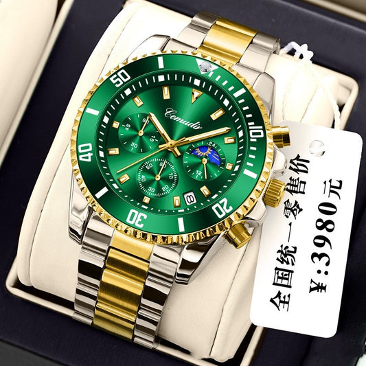 Three-eye Men's Luminous Waterproof Watch AURISTRA 