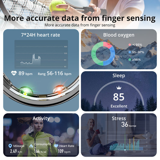 Smart Ring Band Charging Case Unisex AURISTRA 