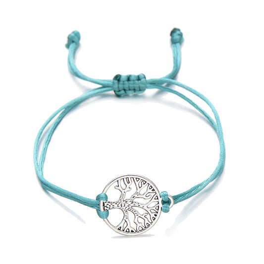 Hand-woven Red Rope Tree of Life Bracelet AURISTRA 