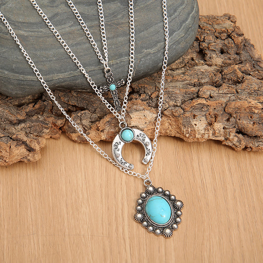 Fashion Simple Alloy Multi-layer Necklace AURISTRA 