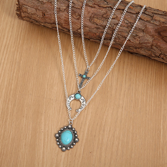 Fashion Simple Alloy Multi-layer Necklace AURISTRA 