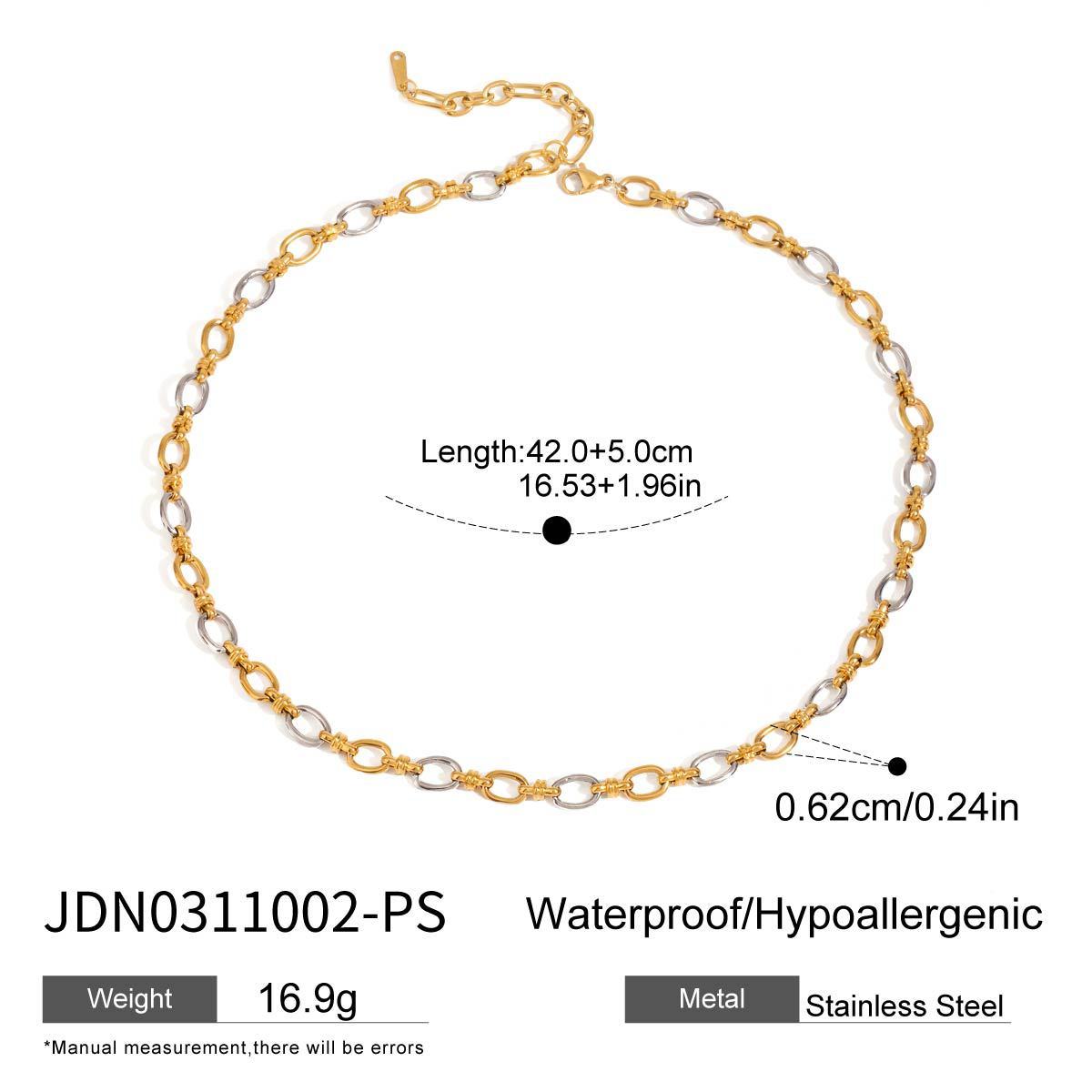 Addison Two Tone Gold Bracelet