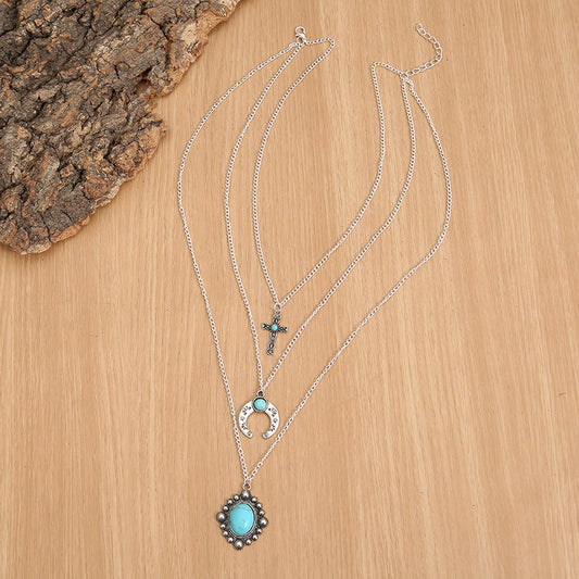 Fashion Simple Alloy Multi-layer Necklace AURISTRA 