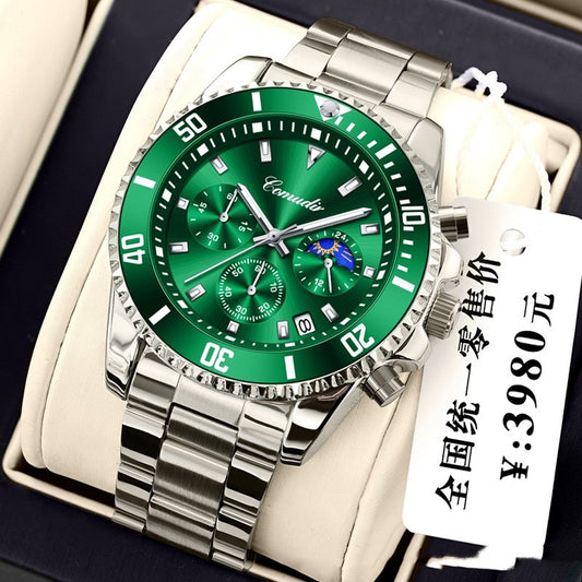 Three-eye Men's Luminous Waterproof Watch AURISTRA 